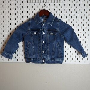 Old Navy Kids Denim Jacket Blue Trucker Style Size 4T